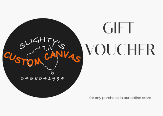 Slighty's Custom Canvas Gift Cards